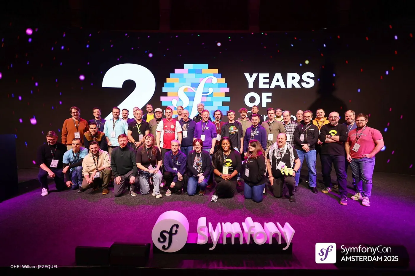Speakers on stage at SymfonyCon Amsterdam 2025